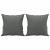 3-osobowa sofa z poduszkami, ciemnoszara, 180 cm, tkanina