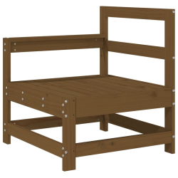 6-cz. zestaw wypoczynkowy do ogrodu, miodowy brąz, sosnowy