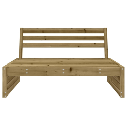Sofa środkowa do ogrodu, 120x80 cm, impregnowane drewno sosnowe