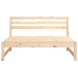 Sofa środkowa do ogrodu, 120x80 cm, lite drewno sosnowe