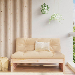 Sofa środkowa do ogrodu, 120x80 cm, lite drewno sosnowe