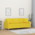 3-osobowa sofa wypoczynkowa z poduszkami, jasnożółta, 180 cm