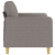Sofa 2-osobowa, kolor taupe, 120 cm, tapicerowana tkaniną