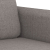 Sofa 2-osobowa, kolor taupe, 120 cm, tapicerowana tkaniną