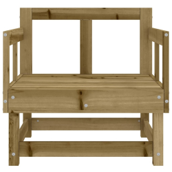 Krzesła ogrodowe, 2 szt., impregnowane drewno sosnowe