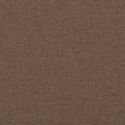 2-osobowa sofa z poduszkami, brązowa, 120 cm, tkanina