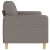 Sofa 3-osobowa, kolor taupe, 180 cm, tapicerowana tkaniną