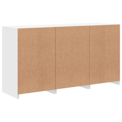 Szafka z oświetleniem LED, biała, 123x37x67 cm