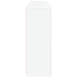 Szafka z oświetleniem LED, biała, 162x37x100 cm