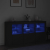 Szafka z oświetleniem LED, czarna, 123x37x67 cm