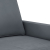 Sofa 2-osobowa, ciemnoszary, 140 cm, tapicerowana aksamitem