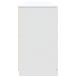 Szafka z oświetleniem LED, biała, 162x37x67 cm