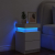 Szafka nocna z oświetleniem LED, biała, 35x39x55 cm