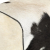 Ławka czarno-biała, 160x28x50 cm, naturalna kozia skóra