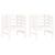 Krzesła ogrodowe, 2 szt., białe, 61,5x53x71 cm, drewno sosnowe