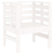 Krzesła ogrodowe, 2 szt., białe, 61,5x53x71 cm, drewno sosnowe