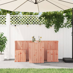 Zestaw mebli balkonowych z 2 siedziskami, drewno daglezjowe