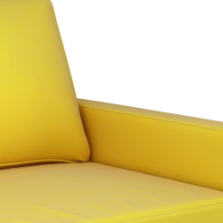 Fotel, żółty, 60 cm, obity aksamitem