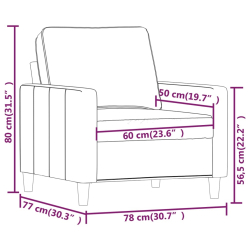 Fotel, żółty, 60 cm, obity aksamitem