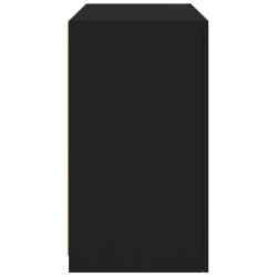 Szafka z oświetleniem LED, czarna, 60,5x37x67 cm