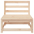 Sofa ogrodowa, 2-osobowa, lite drewno sosnowe