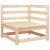 Sofa ogrodowa, 2-osobowa, lite drewno sosnowe
