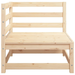 Ogrodowa sofa narożna, 70x70x67 cm, lite drewno sosnowe