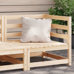 Ogrodowa sofa narożna, 70x70x67 cm, lite drewno sosnowe