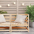 Ogrodowa sofa narożna, 70x70x67 cm, lite drewno sosnowe