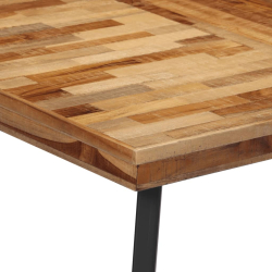 Stolik barowy, 110x55x105 cm, lite drewno tekowe