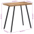 Stolik barowy, 110x55x105 cm, lite drewno tekowe