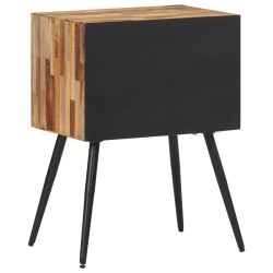 Szafka nocna, 47x31,5x60 cm, lite drewno tekowe