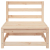 Ogrodowa sofa 3-osobowa, lite drewno sosnowe