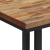 Stolik kawowy, 55x55x40 cm, drewno tekowe z odzysku