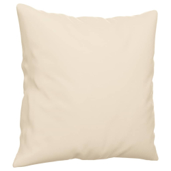 3-osobowa sofa z poduszkami, beżowa, 180 cm, mikrofibra