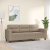 3-osobowa sofa, taupe, 180 cm, tapicerowana mikrofibrą