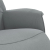 Rozkładany fotel z podnóżkiem, jasnoszary, tkanina