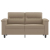 Sofa 2-osobowa, kolor taupe, 120 cm,tapicerowana mikrofibrą