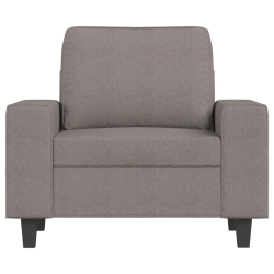 Fotel, taupe, 60 cm, obity tkaniną
