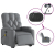 Rozkładany fotel pionizujący z masażem, elektryczny, szary