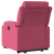 Podnoszony fotel masujący, elektryczny rozkładany, kolor wina