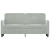 Sofa 2-osobowa, jasnoszara, 140 cm, tapicerowana aksamitem