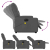 Podnoszony fotel masujący, elektryczny, rozkładany, ciemnoszary