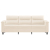 3-osobowa sofa, beżowy, 180 cm, tapicerowana mikrofibrą