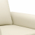 2-osobowa sofa, kremowy, 140 cm, sztuczna skóra