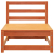 2-osobowa sofa ogrodowa, woskowy brąz, lite drewno sosnowe