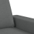 Sofa 2-osobowa, ciemnoszara, 140 cm, tapicerowana tkaniną