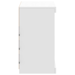 Szafka z oświetleniem LED, biała, 60,5x37x67 cm