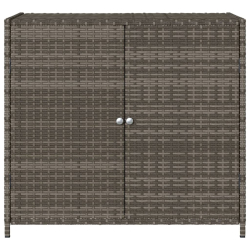 Szafka ogrodowa, szara, 83x45x76 cm, polirattan
