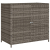 Szafka ogrodowa, szara, 83x45x76 cm, polirattan